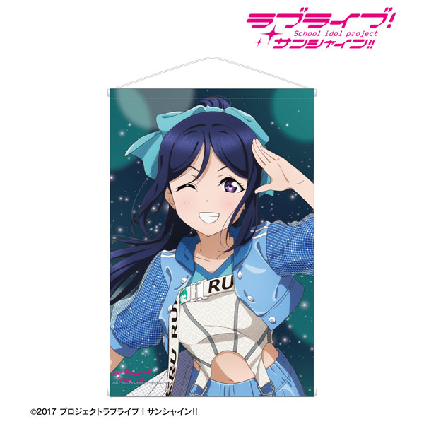 ラブライブ！サンシャイン！！ 描き下ろし 松浦果南 3rdソロコンサートver. B2タペストリー[アルマビアンカ]《在庫切れ》