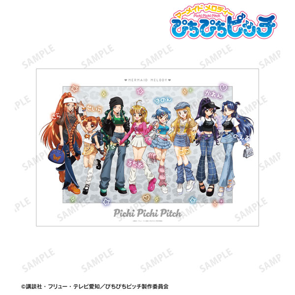 アニメ「ぴちぴちピッチ」 描き下ろし 集合 Y2Kファッションver
