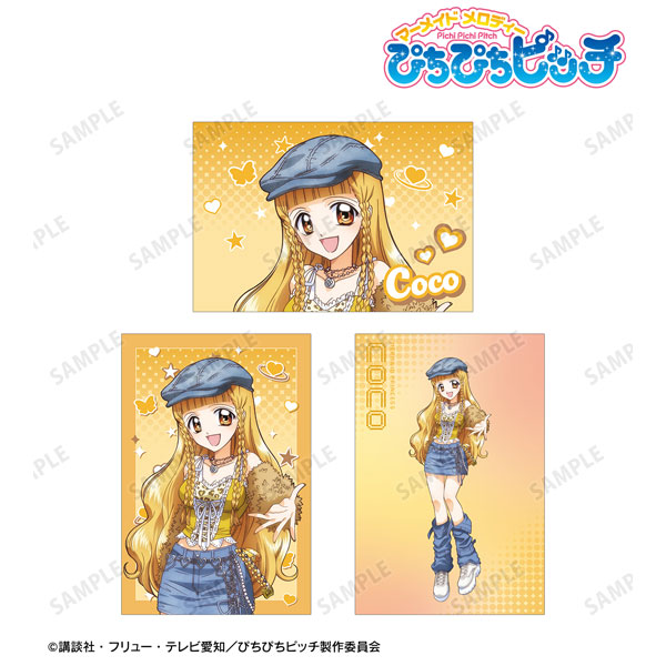 アニメ「ぴちぴちピッチ」 描き下ろし ココ Y2Kファッションver. ポストカード3枚セット[アルマビアンカ]《発売済・在庫品》