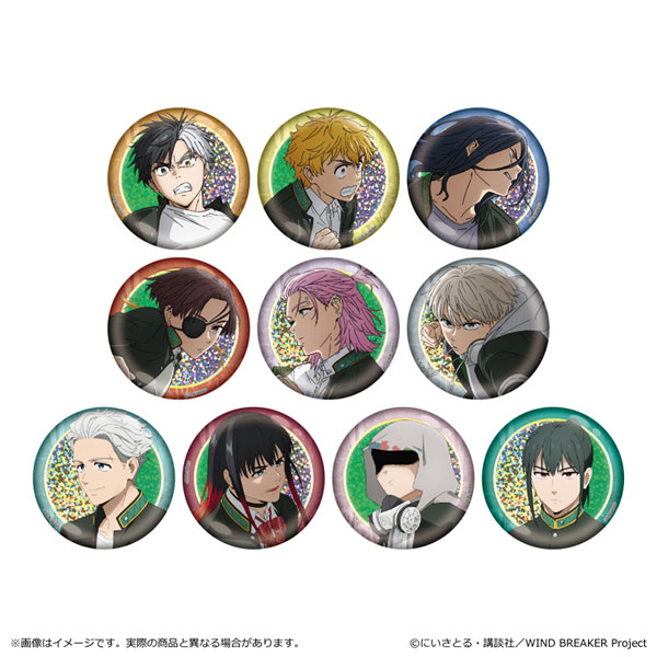 WIND BREAKER Season 2 ホログラム缶バッジ 10個入りBOX[清水