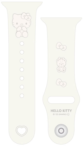 サンリオキャラクターズ Apple Watch 42/41/40/38mm 対応 シリコンバンド ハローキティ[グルマンディーズ]