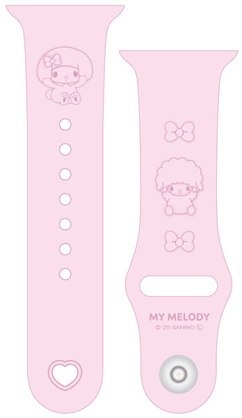 サンリオキャラクターズ Apple Watch 42/41/40/38mm 対応 シリコンバンド マイメロディ[グルマンディーズ]