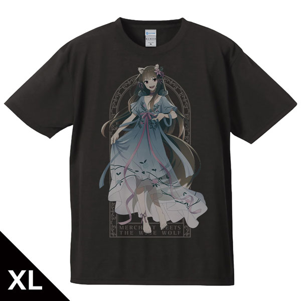 TVアニメ「狼と香辛料 MERCHANT MEETS THE WISE WOLF」 Tシャツ ホロ ドレスver. 描き下ろし XLサイズ[アズメーカー]《在庫切れ》