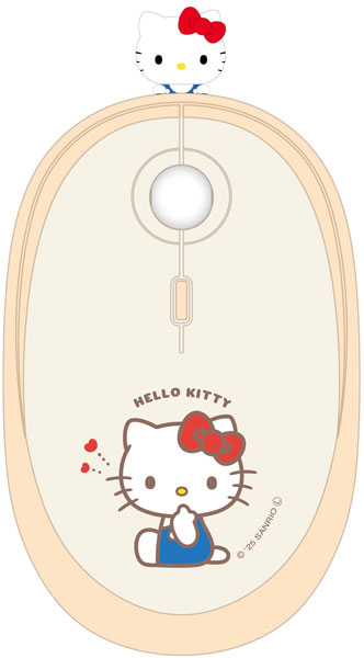 サンリオキャラクターズ Bluetoothマウス ハローキティ[グルマンディーズ]《発売済・在庫品》