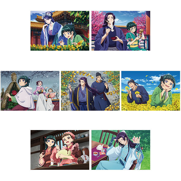 薬屋のひとりごと ポストカードセットvol.2(水仙、正月、寒牡丹、蝋梅、菜の花、バレンタイン、ホワイトデー)[ムービック]《発売済・在庫品》