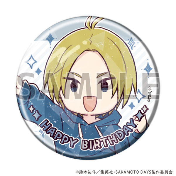 ホログラム缶バッジ(57mm)「SAKAMOTO DAYS」13/朝倉シン 誕生日