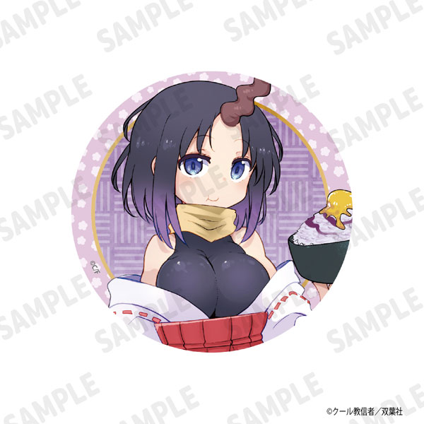 小林さんちのメイドラゴン エルマ 缶バッジ 原作絵　原画 クール教信者 【希少】 小林さんちのメイドラゴン BIG缶バッジ エルマ[アイライツ
