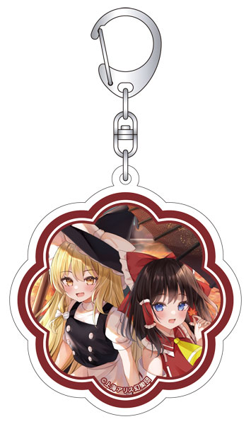 東方Project アクリルキーホルダー/A 博麗霊夢＆霧雨魔理沙[ムービック]