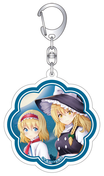 東方Project アクリルキーホルダー/B 霧雨魔理沙＆アリス・マーガトロイド[ムービック]