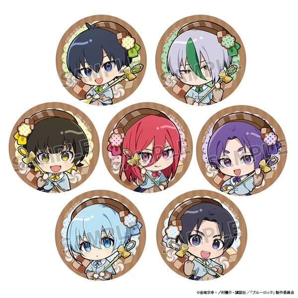 ブルーロック トレーディング缶バッジBOX(ティータイム ver.A) 7個入りBOX[Parflette-パルフレット-]