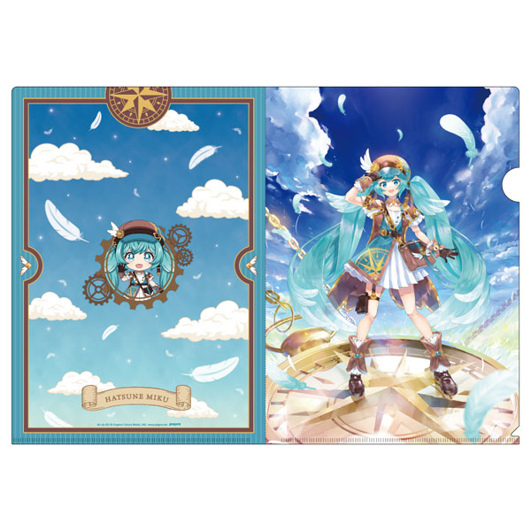 ねんどろいど 初音ミク 100番記念展示会 クリアファイル[キャラバン]《０８月予約》