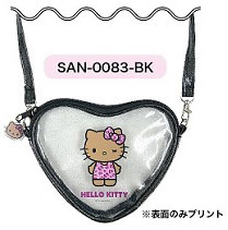 サンリオキャラクターズ ハート形クリアポシェット ハローキティ(日焼け)[サンアート]《発売済・在庫品》