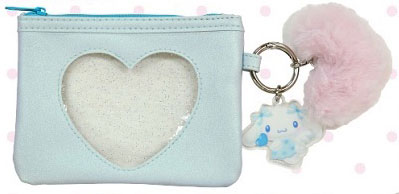 サンリオキャラクターズ ハート窓付きポーチ(エンジェル) シナモロール[サンアート]《発売済・在庫品》