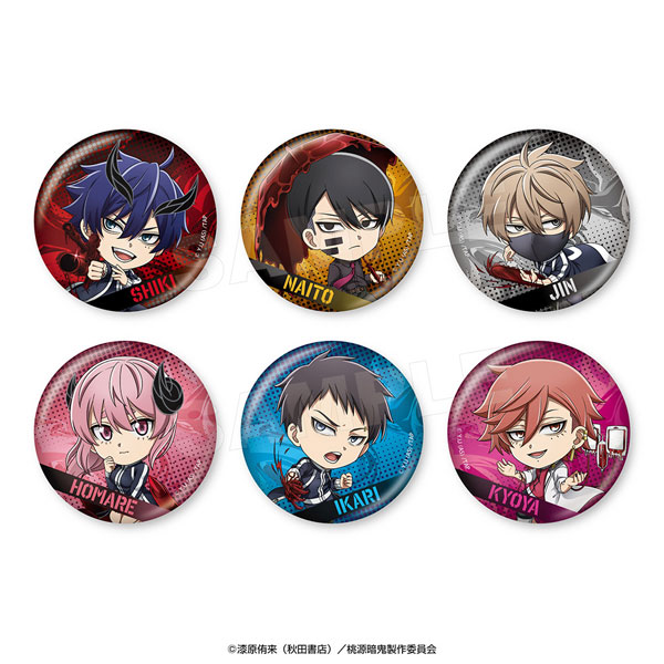【国内正規総代理店アイテム】 桃源暗鬼 キャラバッジコレクション(たたかえっ！) j-hobby | ピンズ・ピンバッジ・缶バッジ