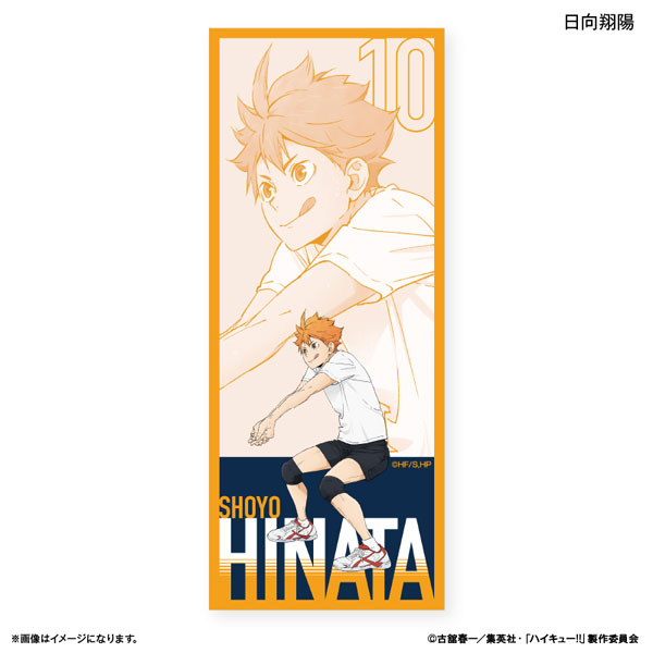 ハイキュー！！ ロングタオル 日向翔陽 ～レシーブ～[カルチュア・エンタテインメント]《在庫切れ》