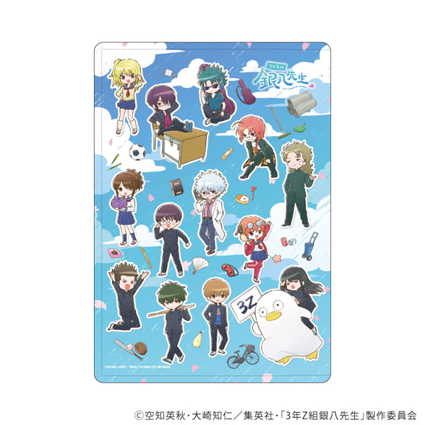 キャラクリアケース「3年Z組銀八先生」05/集合デザイン(グラフアートイラスト)[A3]《発売済・在庫品》
