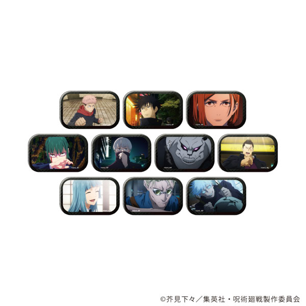 スクエア缶バッジ「呪術廻戦」01/ 10個入りBOX[A3]《08月予約》