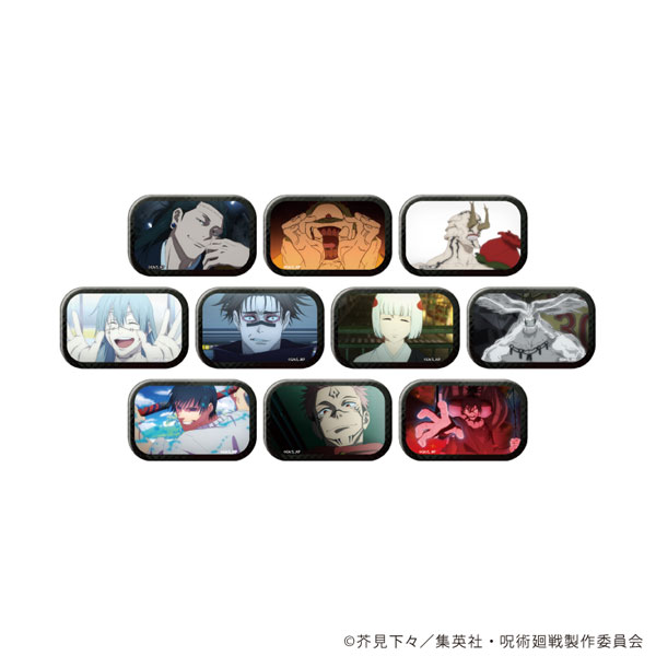スクエア缶バッジ「呪術廻戦」02/ 10個入りBOX[A3]《08月予約》