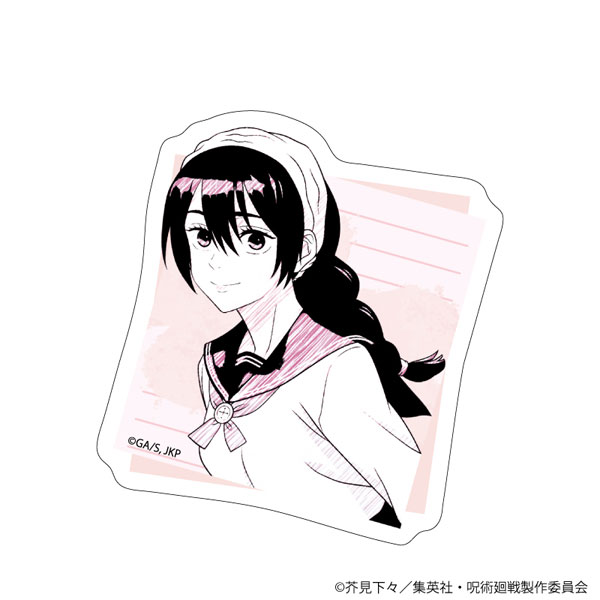 ダイカットステッカー「呪術廻戦 懐玉・玉折」03/天内理子(グラフアートスケッチイラスト)[A3]