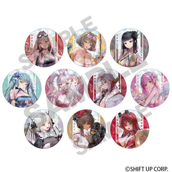 NIKKE ローソン缶バッジ10個セット 店頭販売グッズ｜『勝利の女神：NIKKE』キャンペーン｜ローソン