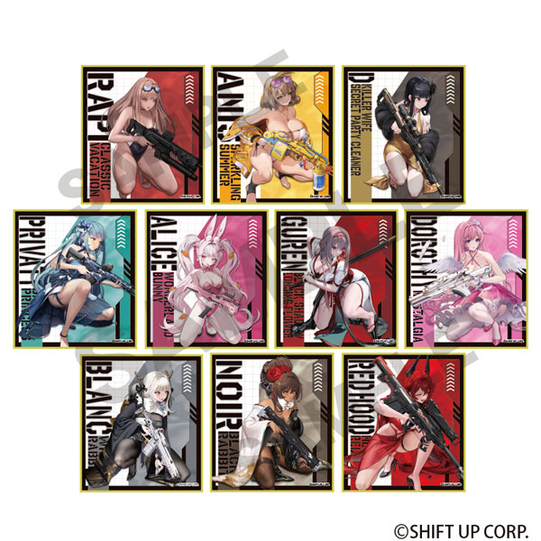 (箱破損特価新品)勝利の女神：NIKKE トレーディングミニ色紙 10個入りBOX[クラックス]《発売済・在庫品》