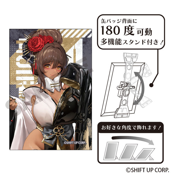 勝利の女神：NIKKE アート缶バッジ ノワール[クラックス]