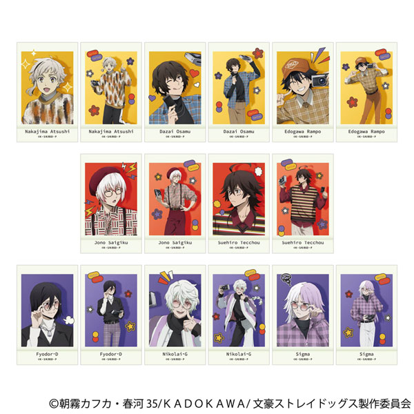 文豪ストレイドッグス メモリアルクリアカードコレクション 8パック入りBOX[ムービック]《発売済・在庫品》