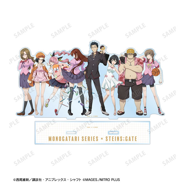 物語シリーズ×STEINS；GATE 描き下ろし コラボイラストver. 集合B 集合BIGアクリルスタンド[アルマビアンカ]