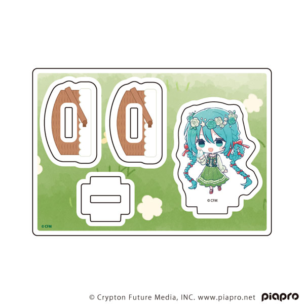 ゆらゆらアクリルスタンド「ピアプロキャラクターズ」07/初音ミク ピクニックver.(グラフアートイラスト)[A3]《０８月予約》