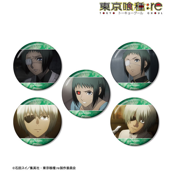 TVアニメ『東京喰種トーキョーグール：re』 六月透 場面写缶バッジ5個セット[アルマビアンカ]