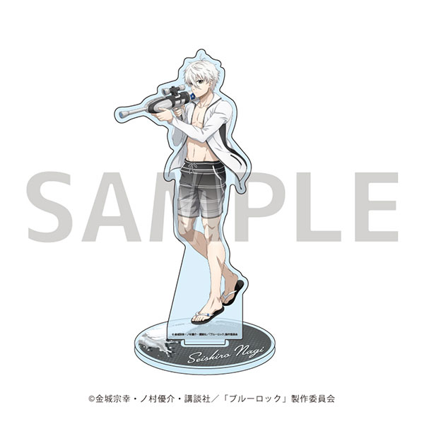 ホログラムアクリルスタンド「TVアニメ『ブルーロック』」05/水着ver. 凪誠士郎(描き下ろしイラスト)[A3]《発売済・在庫品》