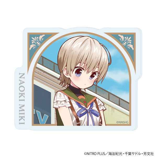 アクリルプレートバッジ「がっこうぐらし！」04/直樹美紀(公式イラスト)[A3]《在庫切れ》