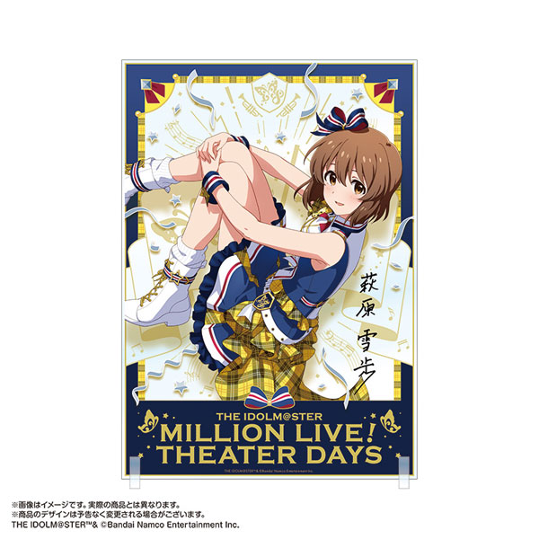 激安/新作 限定販売】アイドルマスター ミリオンライブ！ アクリルアート ポスター