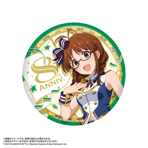 【限定販売】アイドルマスター ミリオンライブ！ 缶バッジ 秋月律子 クリエイト∞フェスティバル ver.[あみあみ]《在庫切れ》