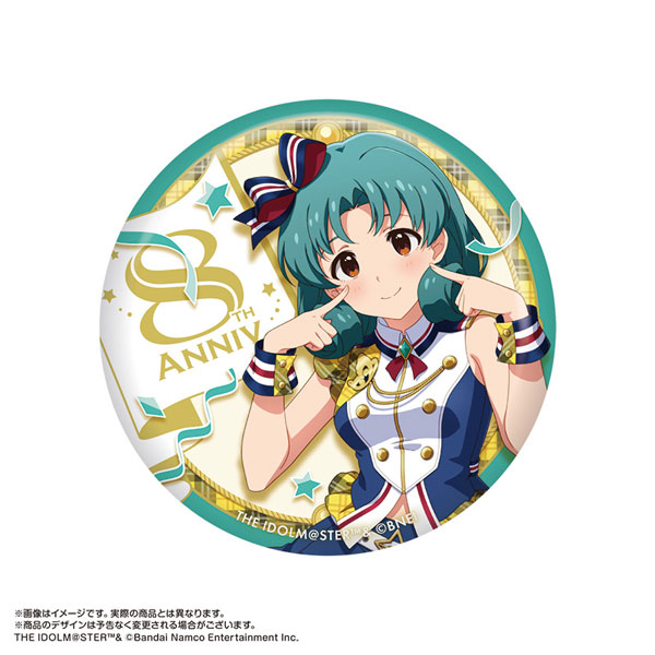 ミリオン　周防桃子　缶バッジ アイドルマスター ミリオンライブ！ キラキラ缶バッジ 周防桃子