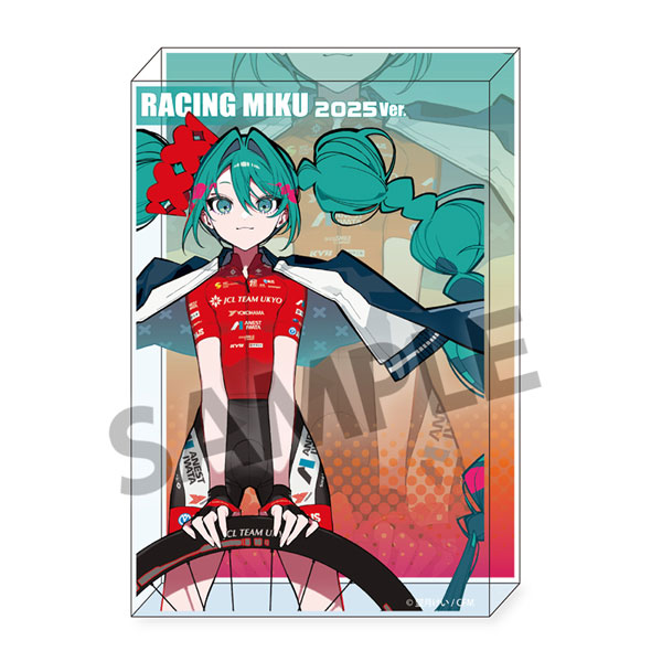 レーシングミク 2025 JCL TEAM UKYO 応援 Ver. アクリルブロック[ホビーストック]《発売済・在庫品》