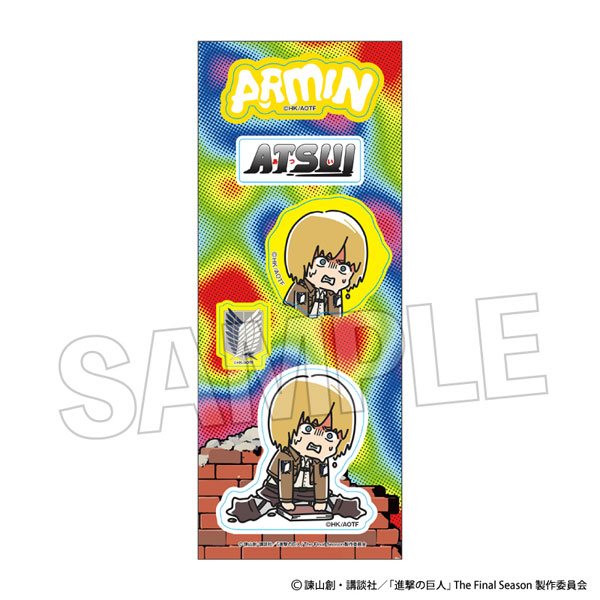 進撃の巨人 ATSUIステッカー アルミン[PROOF]