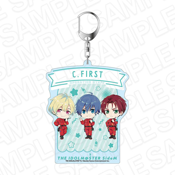 アイドルマスター SideM デカキーホルダー C.FIRST 遊園地 ミニキャラ ver.[コンテンツシード]《０９月予約》