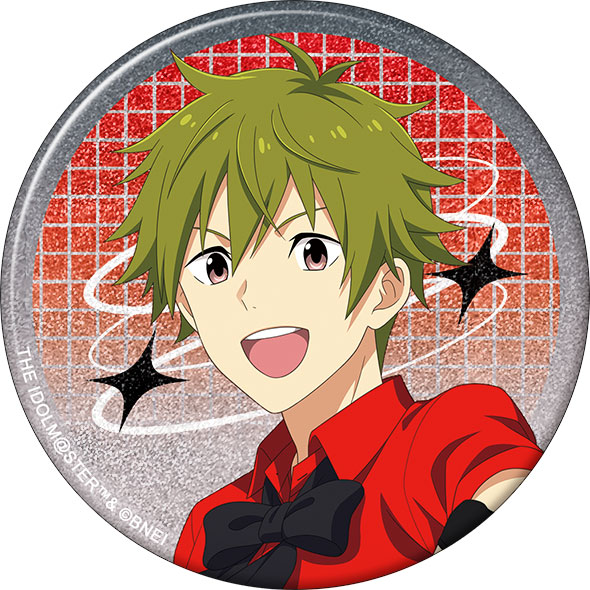 アイドルマスター SideM グリッター缶バッジ 秋山隼人 サマーマーケット[ムービック]《在庫切れ》