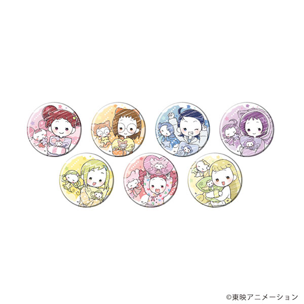 おジャ魔女どれみ巻機山ハナパジャマパーティー缶バッジ　ポストカード　グラフアート 缶バッジ「おジャ魔女どれみドッカ～ン！」21/パジャマver
