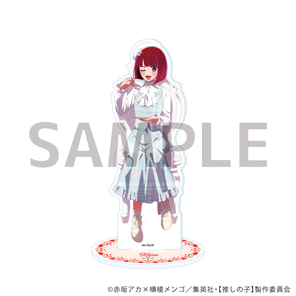 推しの子 喫茶 NATSLIVECAFE アクリルスタンド缶バッジ等　有馬かな アクリルスタンド「【推しの子】」06/アフタヌーンティーver