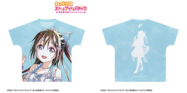 ラブライブ！虹ヶ咲学園スクールアイドル同好会 桜坂しずく Ani-Art 第2弾 フルグラフィックTシャツ ユニセックス S[アルマビアンカ]《在庫切れ》