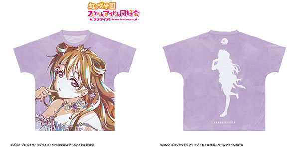 虹ヶ咲　フルグラフィック　tシャツ　近江彼方 ラブライブ！虹ヶ咲学園スクールアイドル同好会 - 近江 彼方 Ani