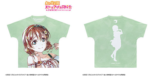 ラブライブ！虹ヶ咲学園スクールアイドル同好会 エマ Ani-Art 第2弾 フルグラフィックTシャツ ユニセックス L[アルマビアンカ]《在庫切れ》