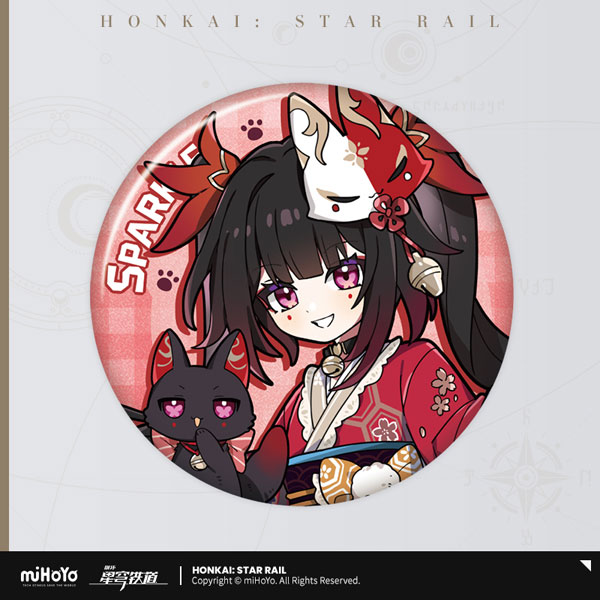 崩壊：スターレイル ちびねこシリーズ 缶バッジ 花火[miHoYo