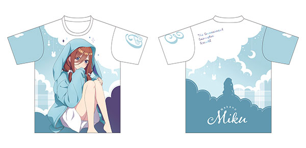 五等分の花嫁　フルグラフィックTシャツ　中野三玖 FaNeMa / 映画「五等分の花嫁」 フルグラフィックTシャツ 中野三玖