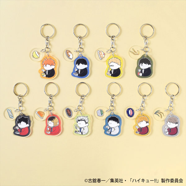 ハイキュー！！ トレーディング2連アクリルキーホルダー -いただきますvol.1- 10個入りBOX[日本テレビサービス]