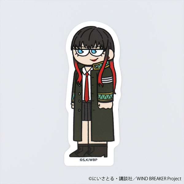 WIND BREAKER ジロリ ダイカットステッカー 椿野佑[日本テレビサービス]《発売済・在庫品》