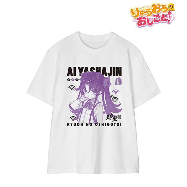 りゅうおうのおしごと！ 夜叉神天衣 原作イラスト Tシャツ レディース L[アルマビアンカ]