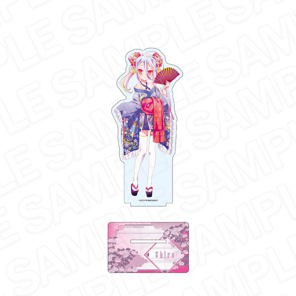 ノーゲーム・ノーライフ ホログラムデカアクリルスタンド 白 和服サイバー ver.[コンテンツシード]